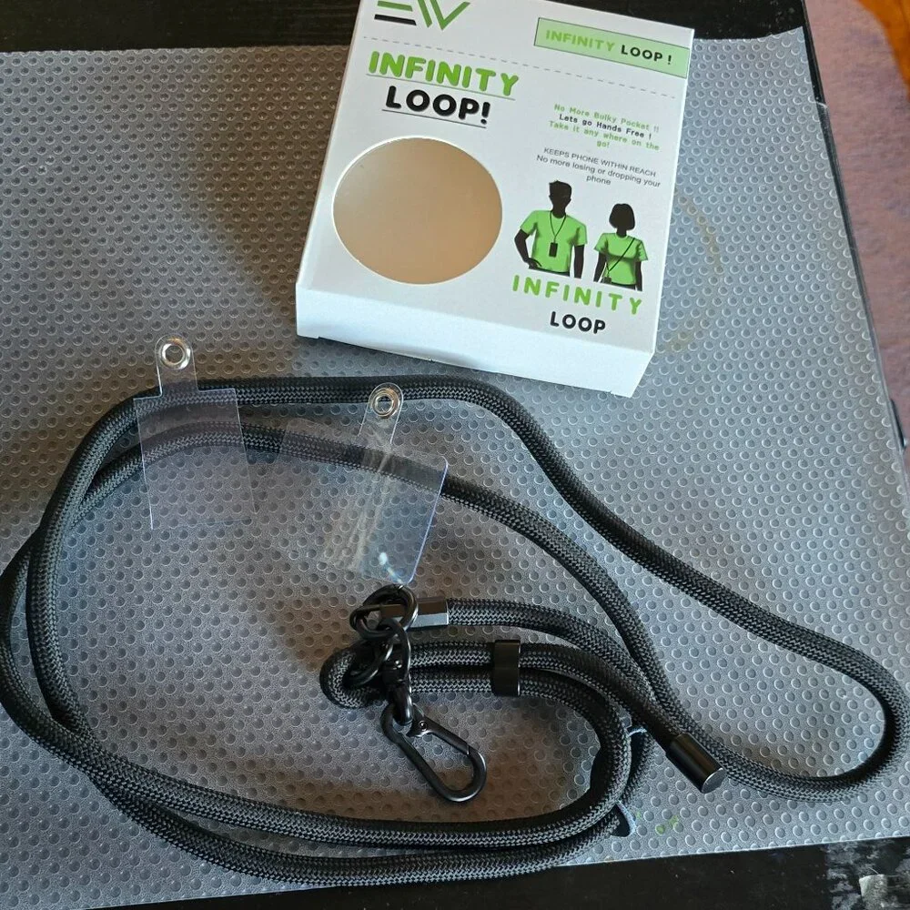 NIB INFINITY LOOP Phone Holder Lanyard Phone Accessory by Electronic World